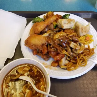 Buffet is $6.95, $7.95 w a drink.