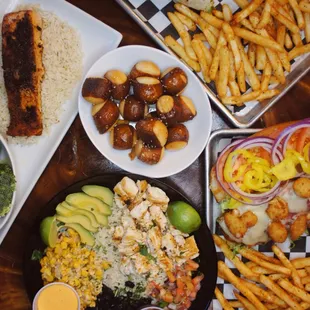 A wide variety of food to choose from