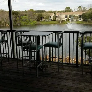 outside