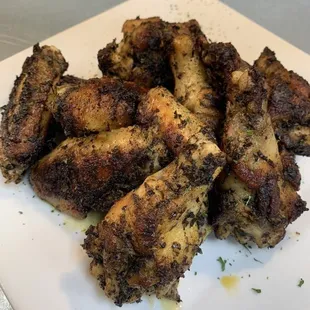 Grilled jerk wings