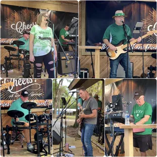 Paradise Rocks band playing St. Patrick Day at Cheers