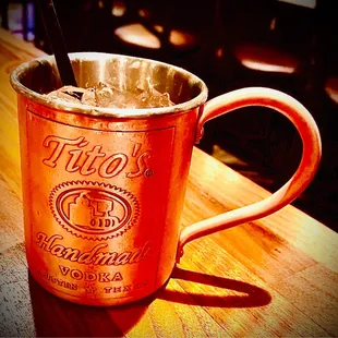 Moscow mule, chilled copper mug &amp; majestic &amp; refreshing!!!!!