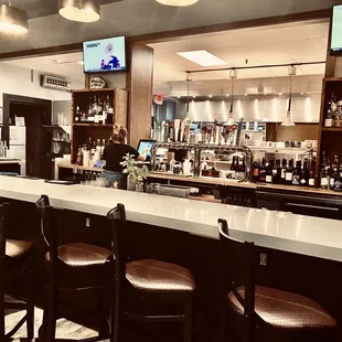Bar seating, just extraordinary ambience in a historic building.. Beauty to behold...
