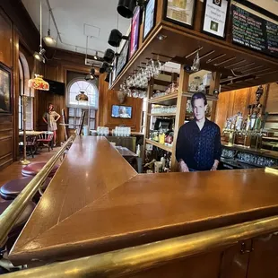 The Cheers Bar made famous on TV is hidden upstairs in the back @  The Cheers Bar that inspired the 80&apos;s Comedy TV Show in Boston.