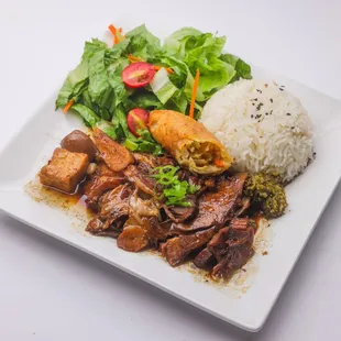 pork hock meat rice