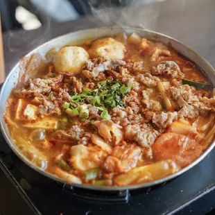 Flaming mini hot pot