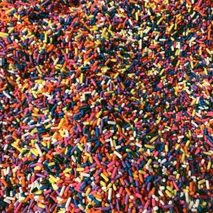 a pile of sprinkles
