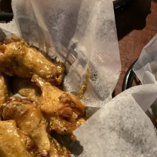 Garlic Parmesan grilled wings