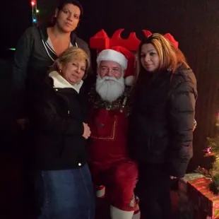 Santa came back to visit the big kids