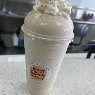 Snickerdoodle protein smoothie