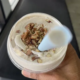 Banana nut bread smoothie