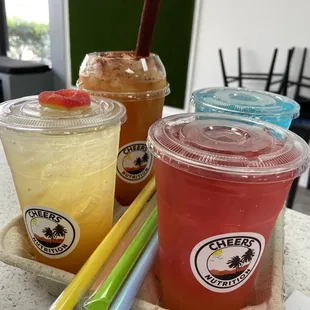 Refreshing energy boosting teas