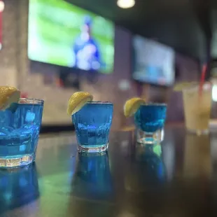 Shots Azul. Swanky