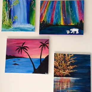 My four paintings