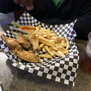 Wings and Fries