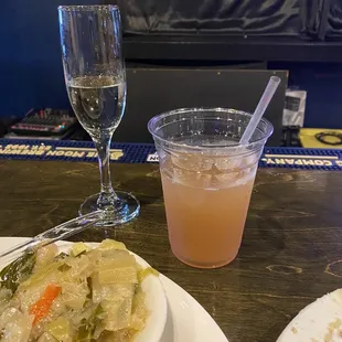 Wine and Arnold Palmer/vip