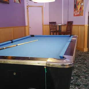 The most expensive game of pool around. Oh nice carpet too /sarcasm