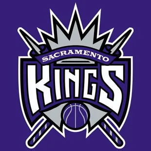 the sacramento kings logo on a purple background