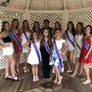 Athletes who have been in the program for 5+ years who received and special sash.