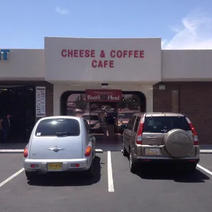 View from the parking lot!