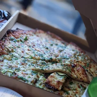 a pizza in a box