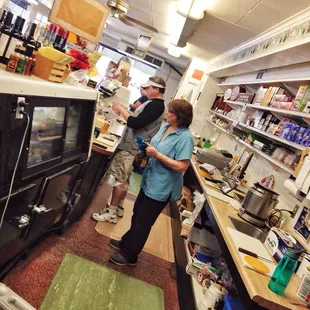 The Borowiec family hard at work. Always with a smile and sometimes free samples!