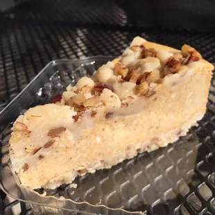 a slice of cheesecake