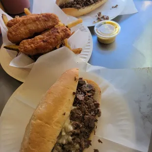 Cheesesteak and Chicken tender is a favorite