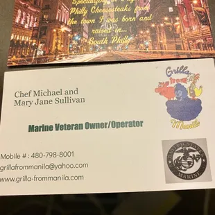 Husband &amp; wife: can't wait to try Grilla From Manila as Mary Jane is from the PI, and we loved their Cheese E Wagon food!