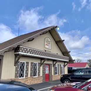 the outside of the building