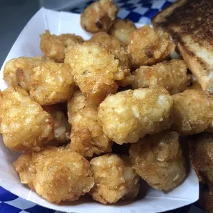 a plate of fried food