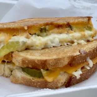 Pickle Rick (fan favorite) dill pickles, ranch dressing, cheddar and mozzarella