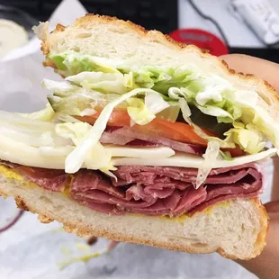 Hot Pastrami Sandwich