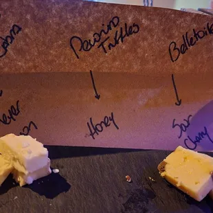 Great cheese options one sheep one goat.