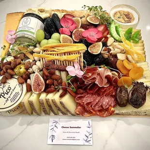 Small cheese &amp; charcuterie board!