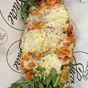 A Margherita Flatbread