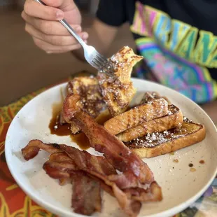French Toast and Bacon was scrumptious