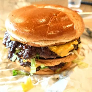 The Nation burger. Another disappointment.