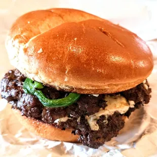 The jalapeno cream cheese burger. Very disappointing.