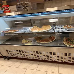 Pizza display case