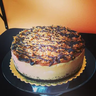 Samoa Girl Scout Cheesecake