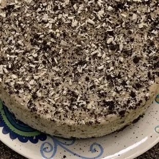 Cookies and cream cheese cake