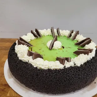 Andes Mint Cheesecake