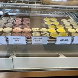 a variety of baked goods