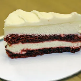 Red velvet Cheesecake with cream cheese frosting