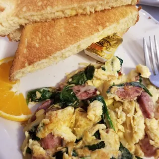 Apple Chicken Sausage Benedict