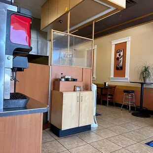 a view of the kitchen