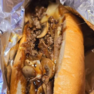 Cheesesteak and Grill Stop - Teriyaki Philly Cheesesteak, LG $12.99