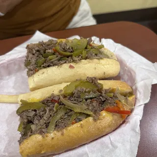 3. Pepper Cheesesteak Sandwich