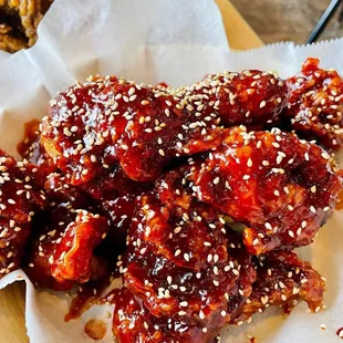 Sweet &amp; Spicy Korean Fried Chicken